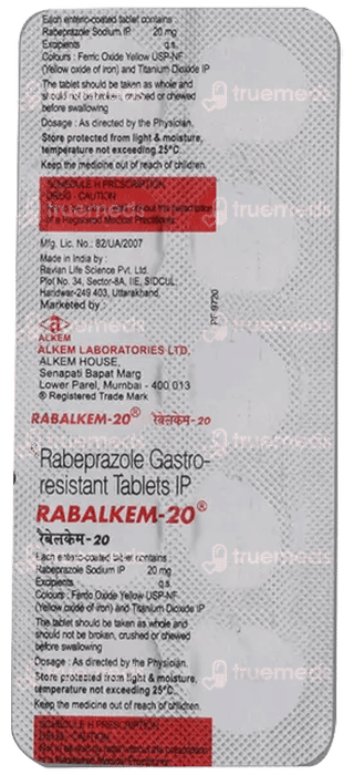 Rabalkem 20 Tablet 10