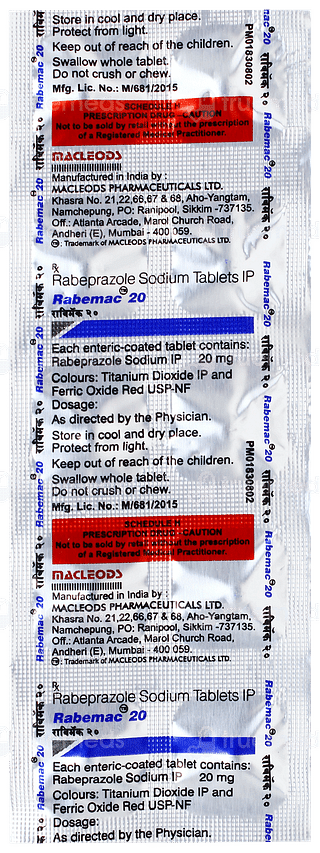 Rabemac 20 Tablet 10