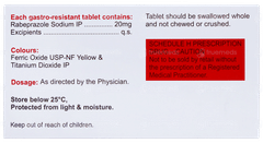 Rabesec 20 Tablet 10 Rabesec 20 Tablet 10