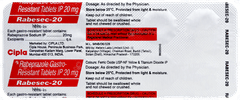 Rabesec 20 Tablet 10 Rabesec 20 Tablet 10