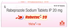 Rabetac 20 Tablet 10 Rabetac 20 Tablet 10