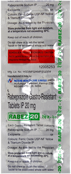 Rabez 20 Tablet 10 Rabez 20 Tablet 10