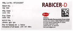 Rabicer D Tablet 10 Rabicer D Tablet 10