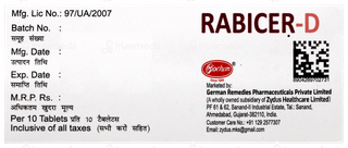 Rabicer D Tablet 10