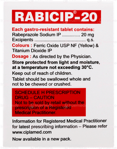 Rabicip 20 Tablet 15