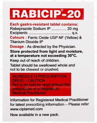 Rabicip 20 Tablet 15