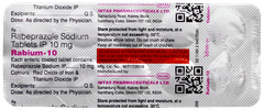 Rabium 10 Tablet 10 Rabium 10 Tablet 10