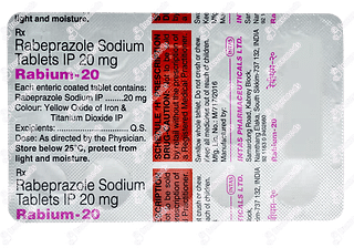 Rabium 20 MG Tablet 15