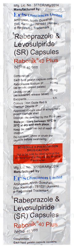 Rabonik 40 Plus Capsule 10
