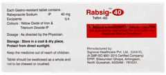 Rabsig 40 Tablet 10 Rabsig 40 Tablet 10