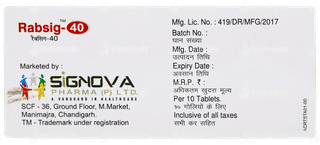 Rabsig 40 Tablet 10