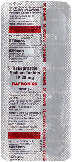 Rafron 20 Tablet 10 Rafron 20 Tablet 10