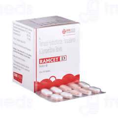 Ramcet D 37.5/325/10 MG Tablet 10 Ramcet D 37.5/325/10 MG Tablet 10