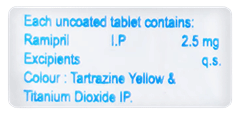 Ramiday 2.5 Mg Tablet 10 Ramiday 2.5 Mg Tablet 10