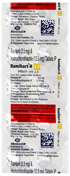 Ramihart H 2.5 Tablet 10