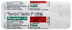 Ramipres 1.25 Tablet 10 Ramipres 1.25 Tablet 10