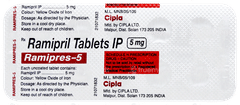 Ramipres 5 Tablet 10 Ramipres 5 Tablet 10