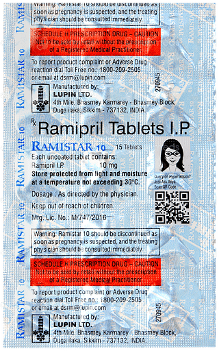 Ramistar 10 Tablet 15
