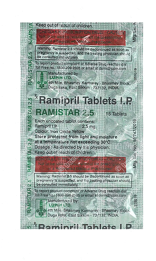 Ramistar 2.5 Tablet 15