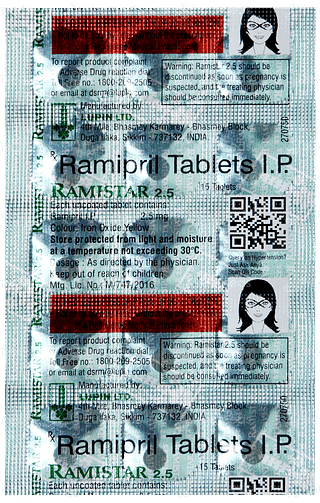 Ramistar 2.5 Tablet 15