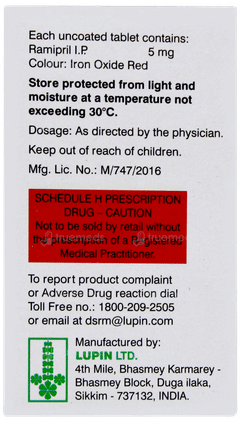 Ramistar 5 Tablet 15