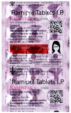 Ramistar 5 Tablet 15