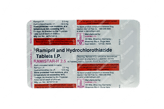 Ramistar H 2.5/12.5 MG Tablet 15