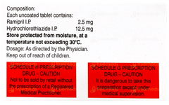 Ramistar H 2.5 Tablet 15 Ramistar H 2.5 Tablet 15