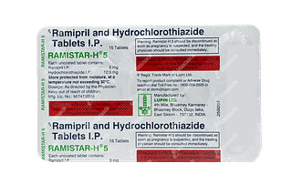 Ramistar H 5/12.5 MG Tablet 15