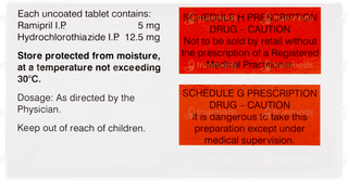 Ramistar H 5 Tablet 15