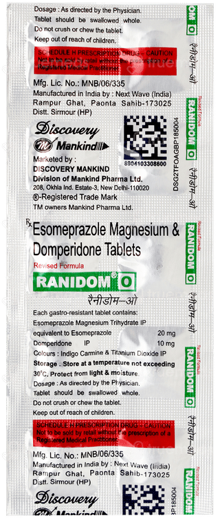 Ranidom O Tablet 10