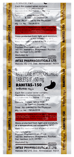 Ranitas 150 Tablet 10