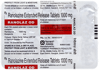 Ranolaz Od Tablet 10