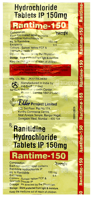Rantime 150 MG Tablet 15