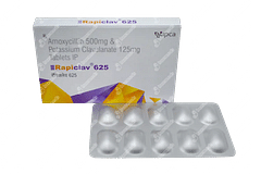 Rapiclav 625 Tablet 10