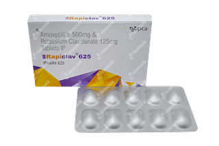 Rapiclav 625 Tablet 10