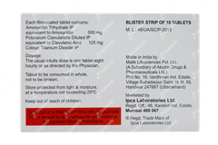 Rapiclav 625 Tablet 10