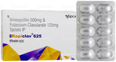 Rapiclav 625 Tablet 10 Rapiclav 625 Tablet 10