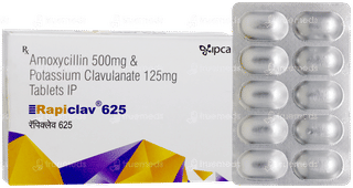 Rapiclav 625 Tablet 10