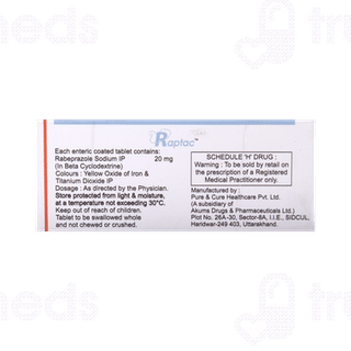 Raptac 20 Mg Tablet 10