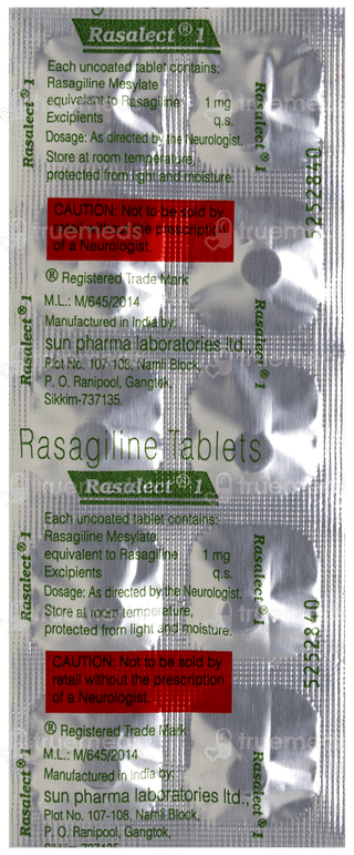 Rasalect 1 Tablet 10
