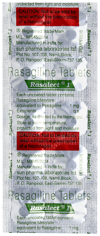 Rasalect 1 Tablet 10