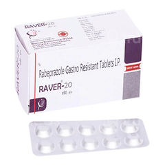Raver 20 Mg Tablet 10