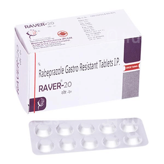 Raver 20 Mg Tablet 10