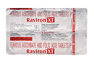 Raviron Xt 100/1.5 MG Tablet 10