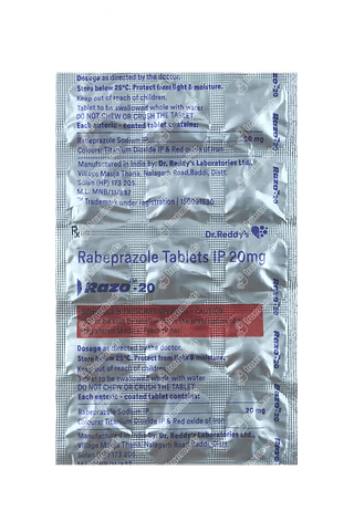 Razo 20 MG Tablet 15