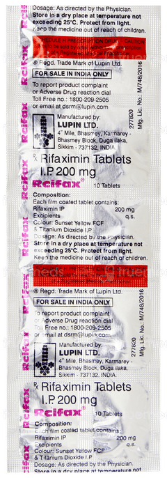 Rcifax Tablet 10 Rcifax Tablet 10