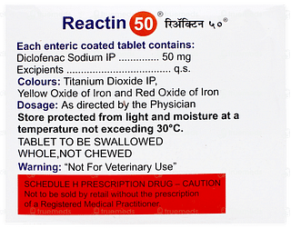 Reactin 50 Tablet 10