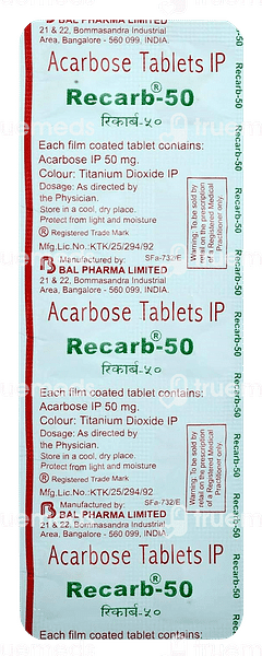 Recarb 50 Tablet 10