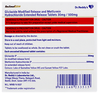Reclimet Od 30 Tablet 15